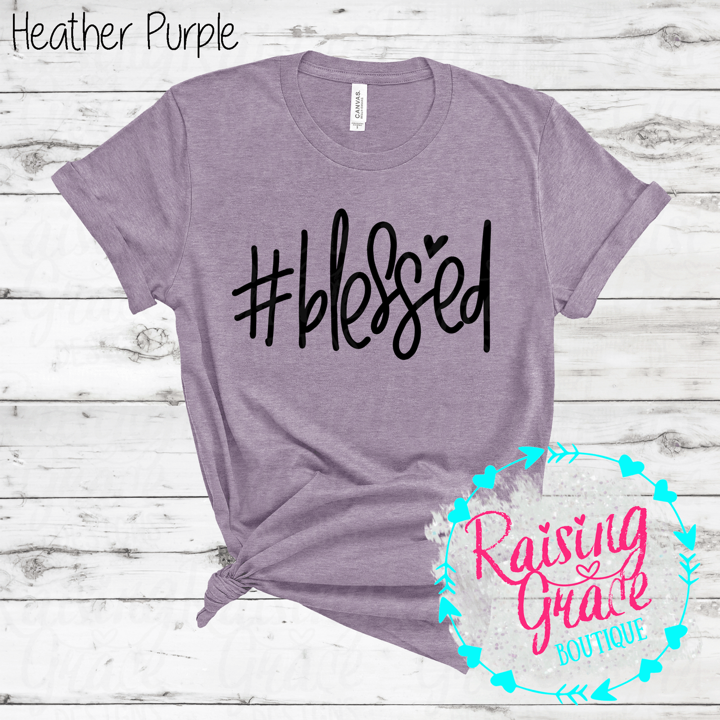 #Blessed - T-Shirt - (Shades of Pink and Purple)