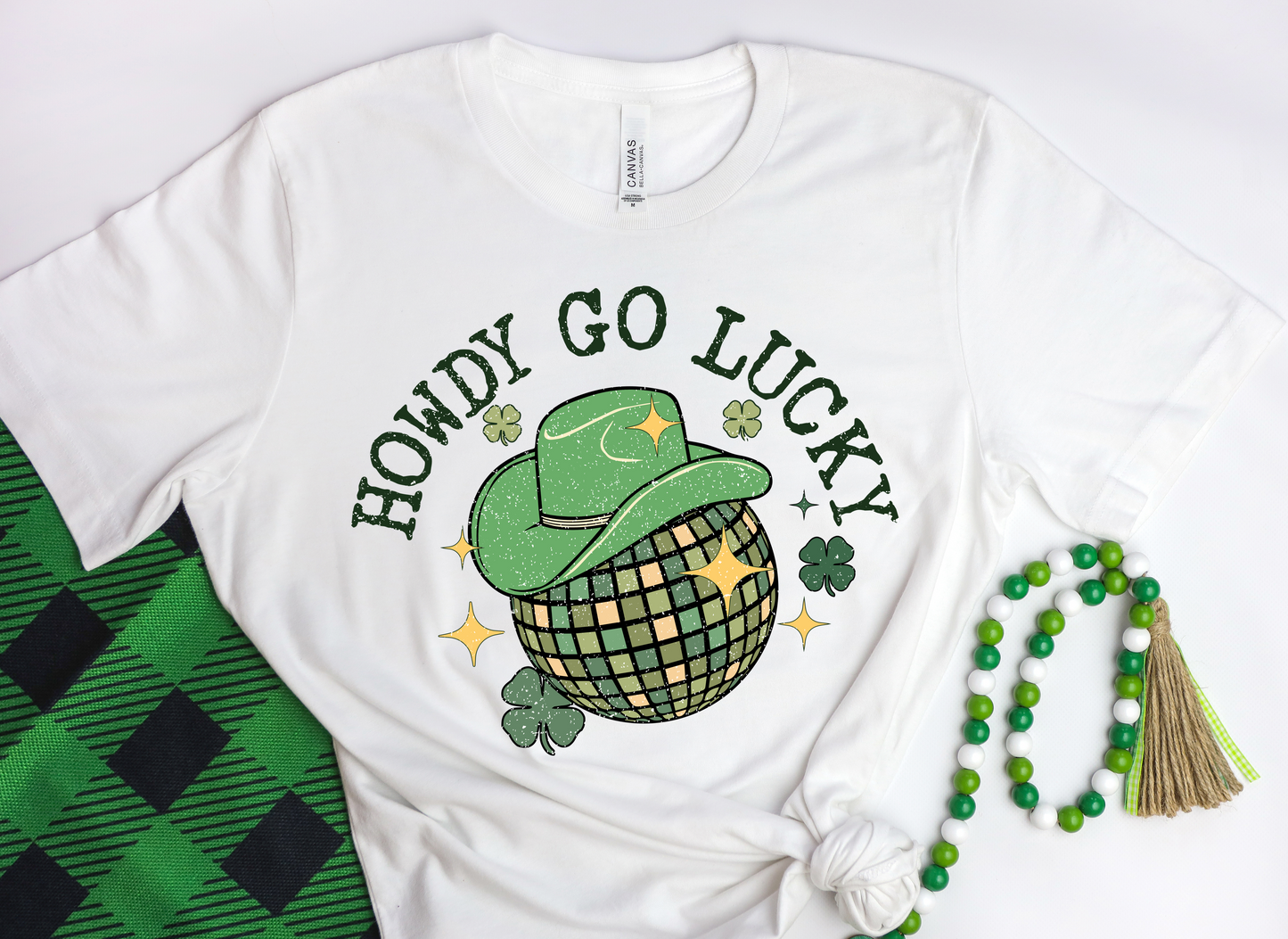 Howdy Go Lucky - Unisex Jersey Short Sleeve Tee - Adult T-Shirt