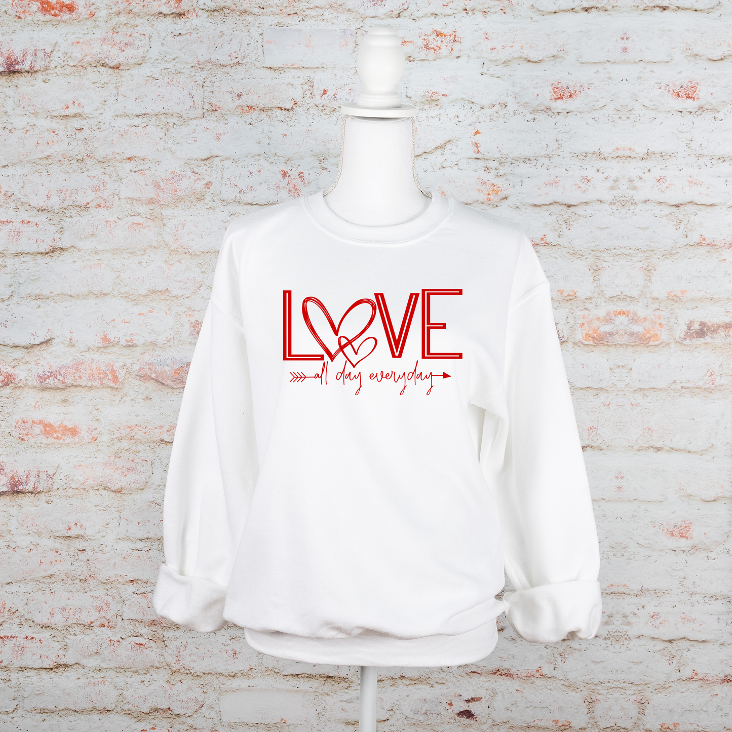 Love All Day Everyday - Sweatshirt - Adult