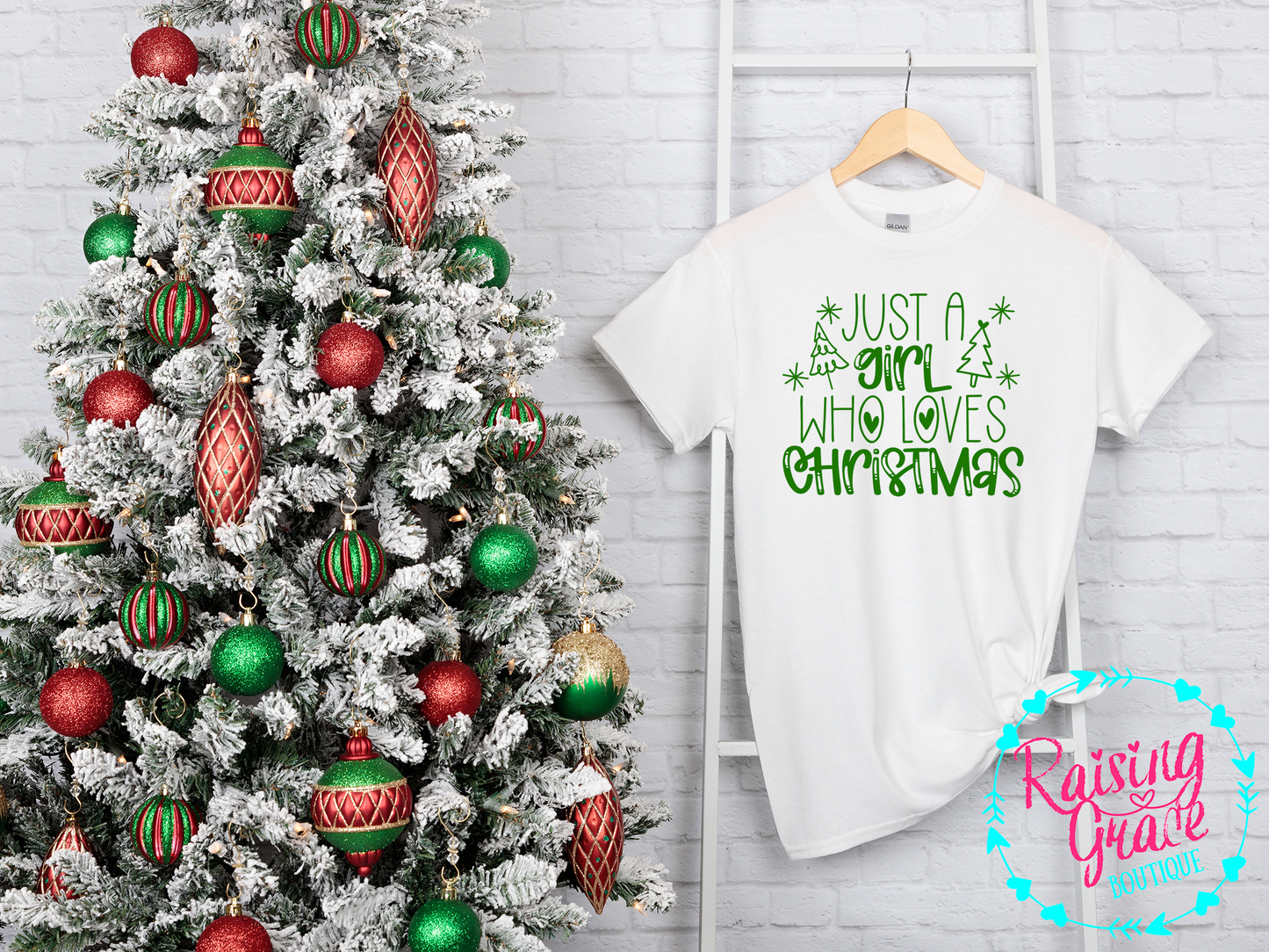 Just a Girl Who Loves Christmas - T-Shirt / Sweatshirt - Adult