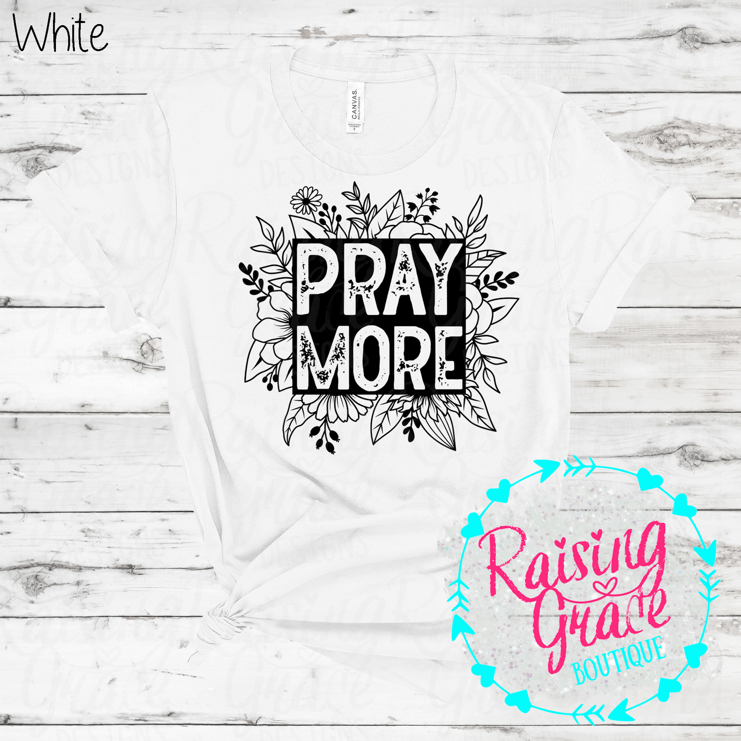 Pray More - T-Shirt - Adult