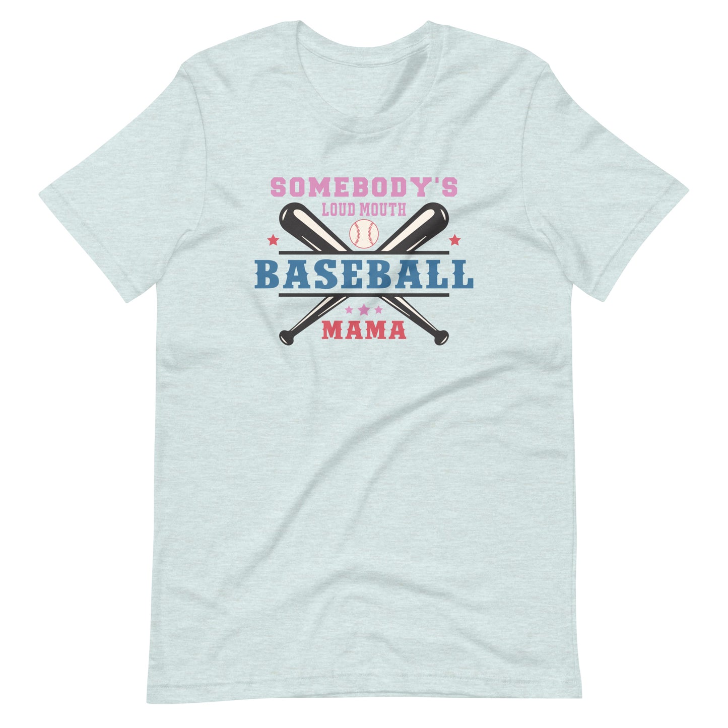 Somebody's Loud Mouth Baseball Mama - Adult T-Shirt