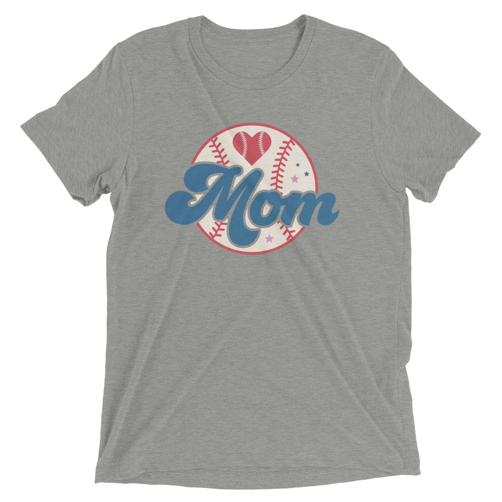 Mom - Baseball - Adult T-Shirt