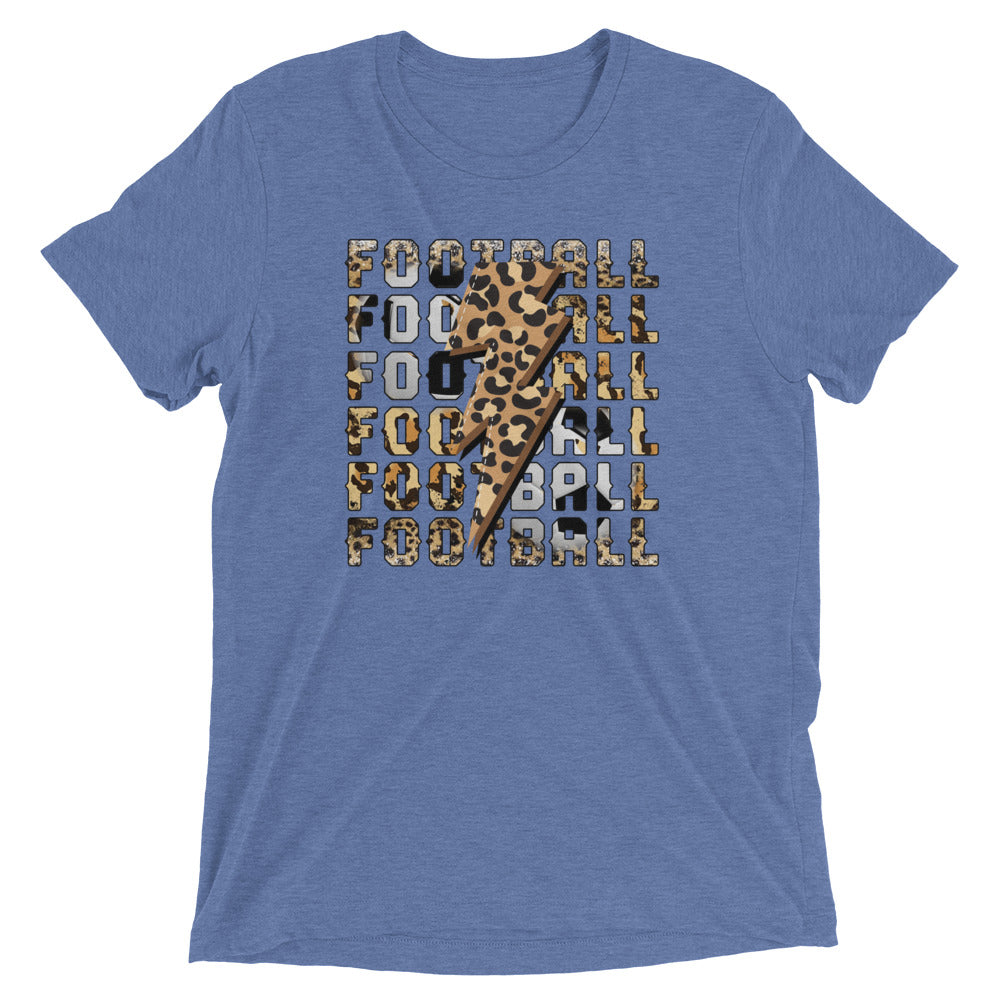 Football with Lightning Bolt - Adult T - Shirt