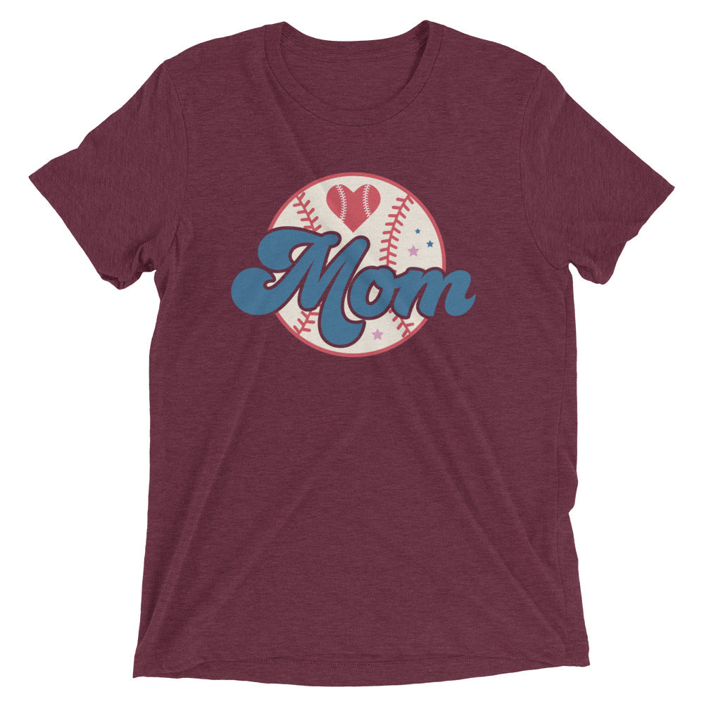 Mom - Baseball - Adult T-Shirt