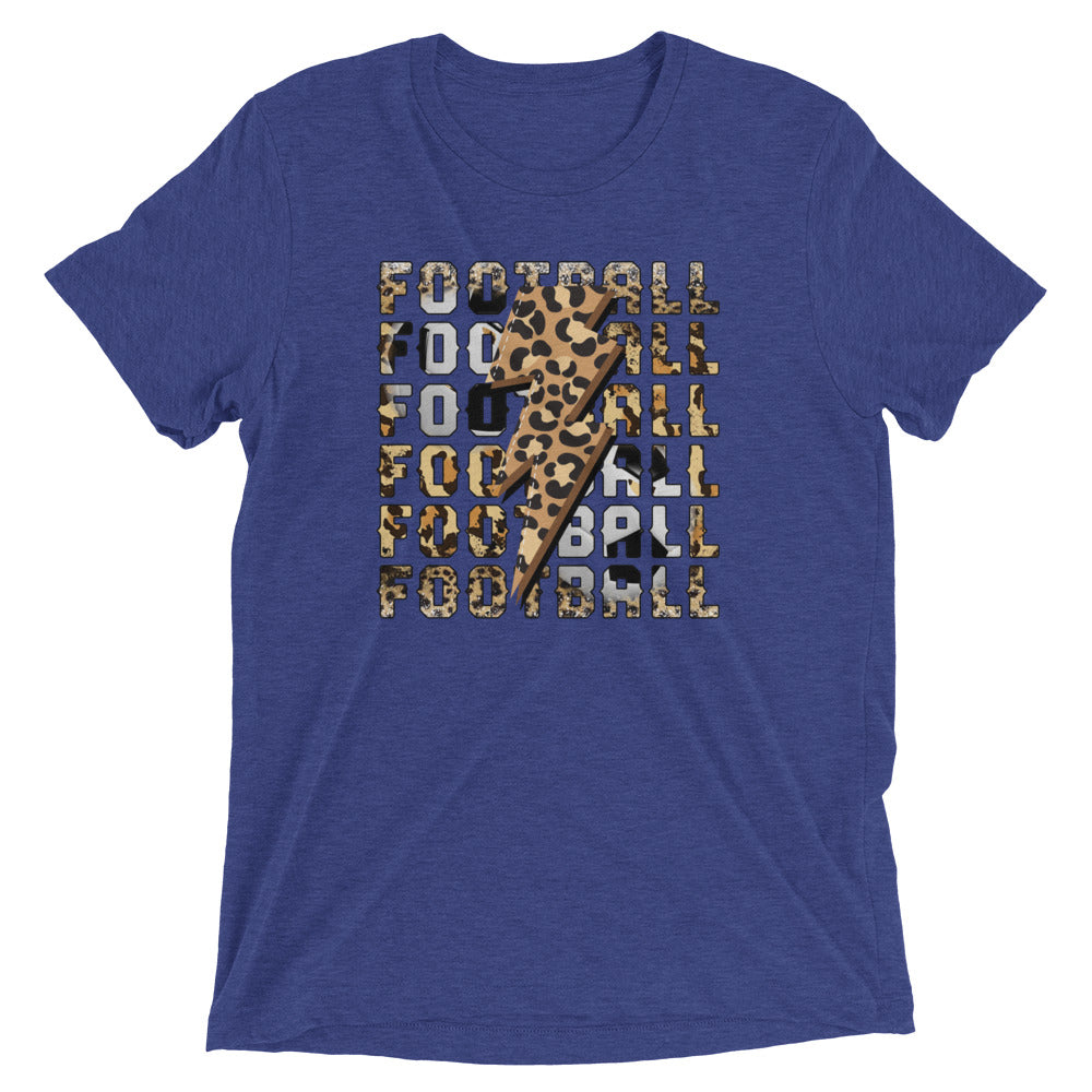 Football with Lightning Bolt - Adult T - Shirt