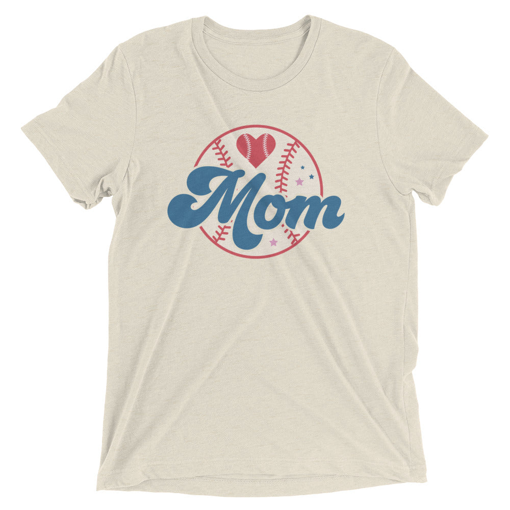 Mom - Baseball - Adult T-Shirt