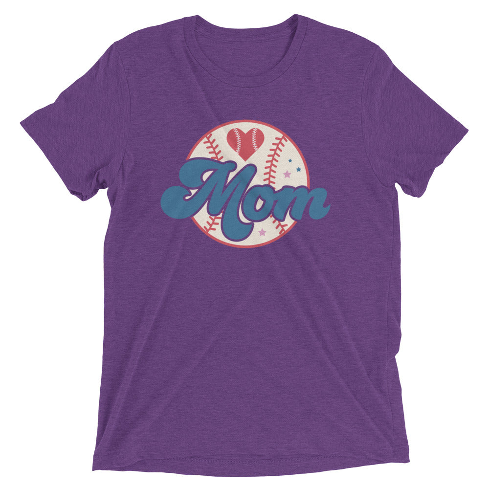 Mom - Baseball - Adult T-Shirt