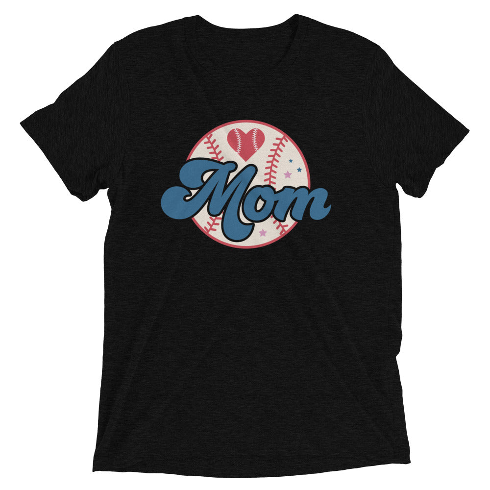 Mom - Baseball - Adult T-Shirt