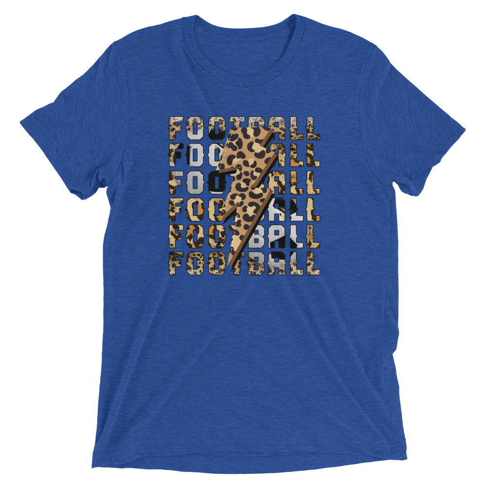 Football with Lightning Bolt - Adult T - Shirt