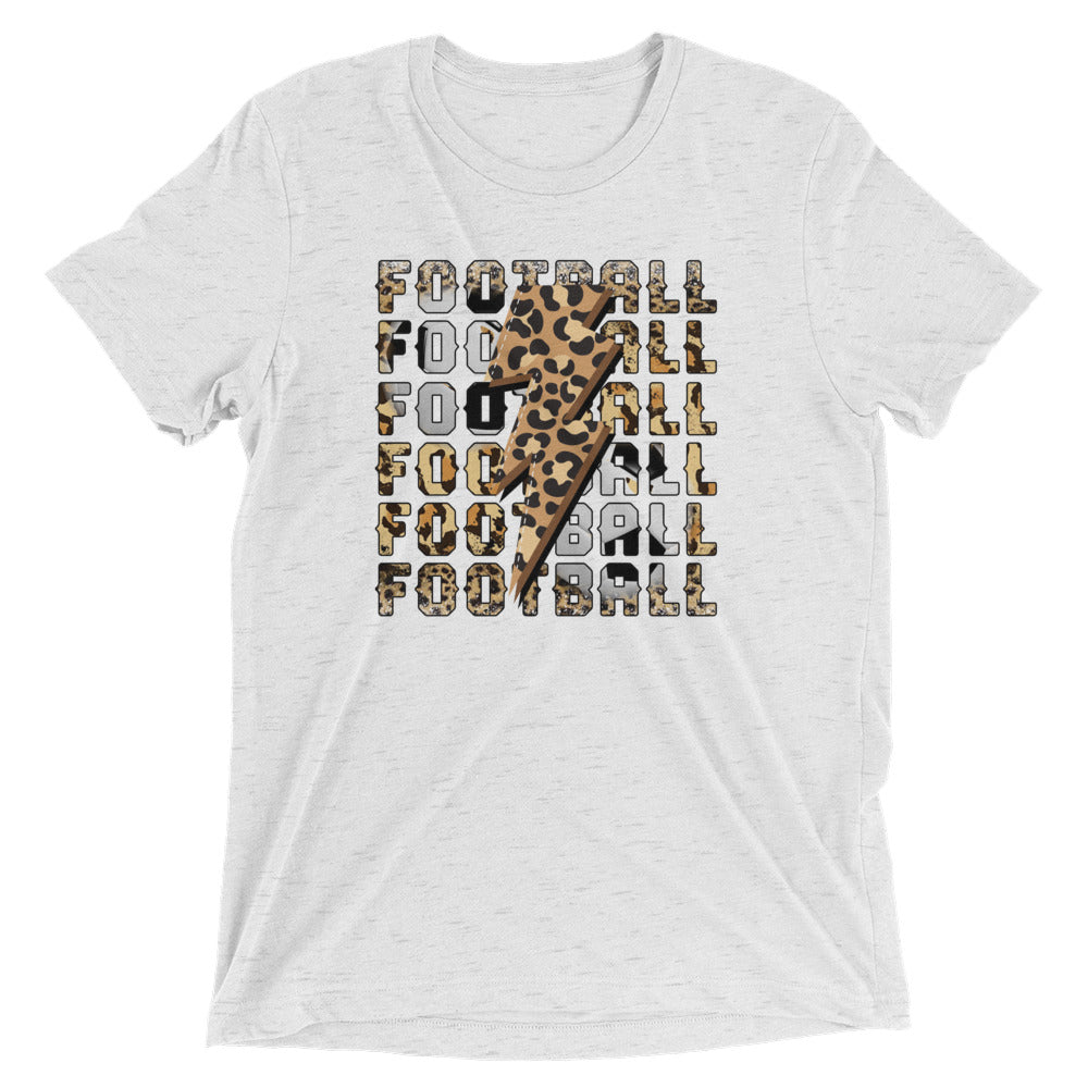 Football with Lightning Bolt - Adult T - Shirt