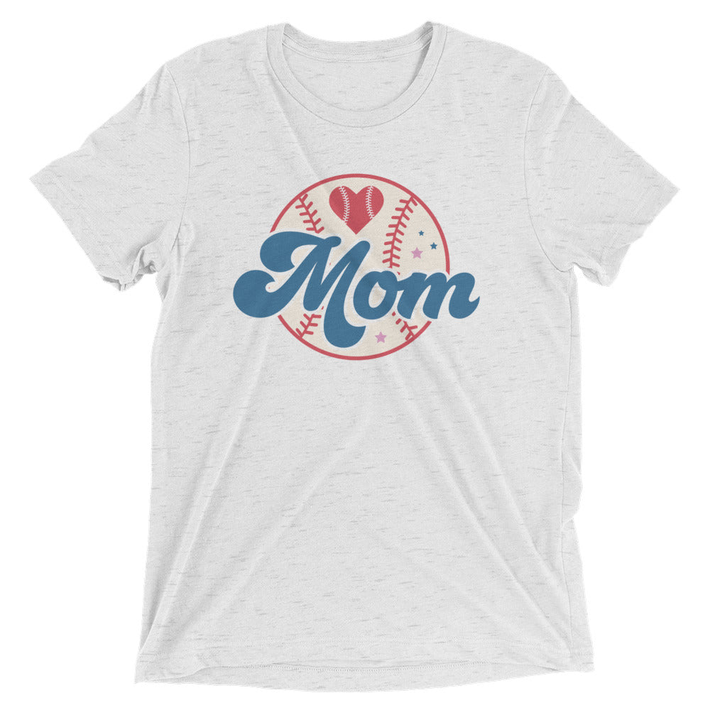 Mom - Baseball - Adult T-Shirt