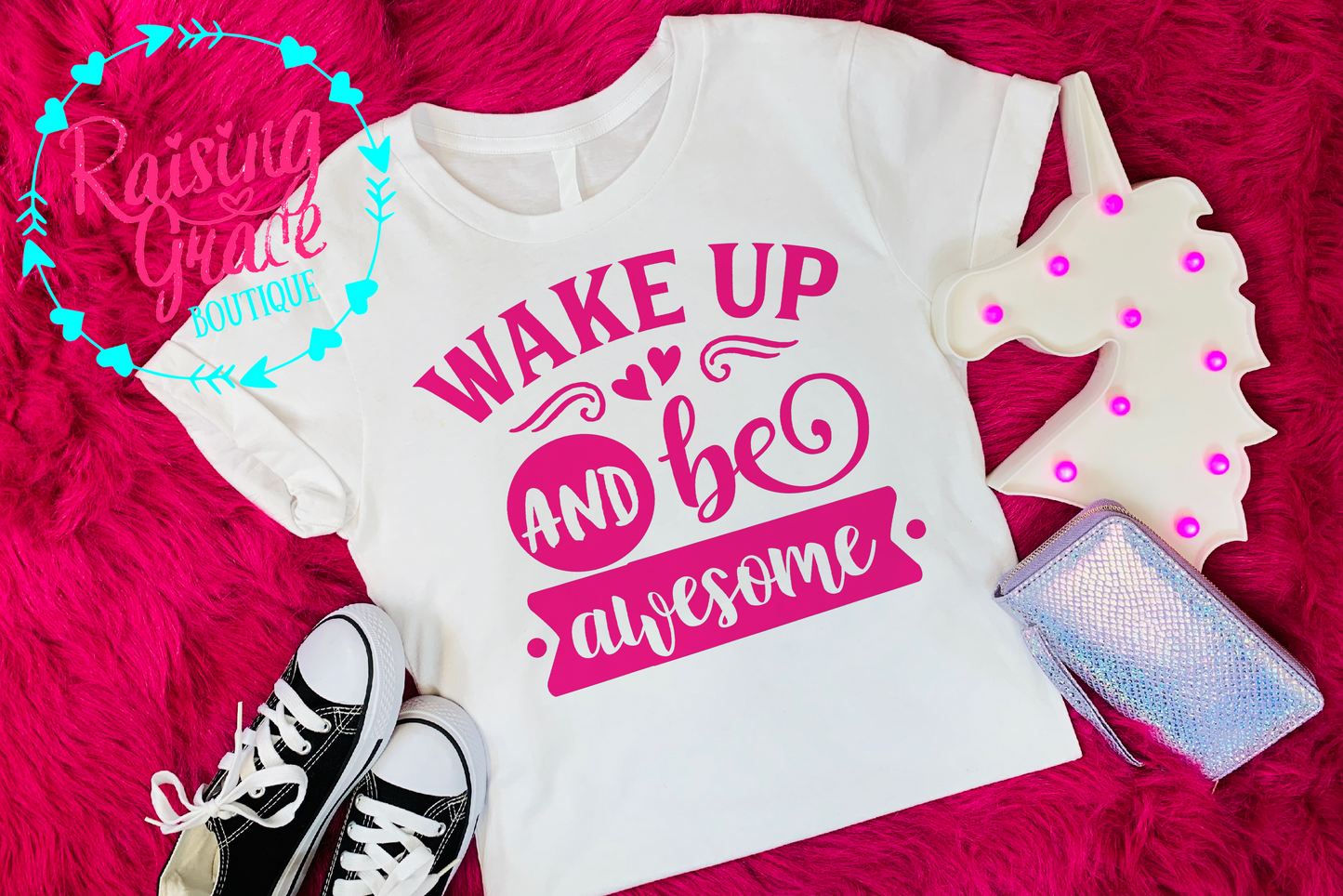 Wake Up and Be Awesome T-Shirt - Youth